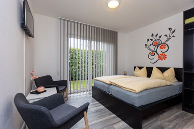 Zimmer in der Pension Lindeneck